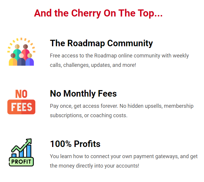 Potential earnings with Roadmap Course - road map course with master resell rights