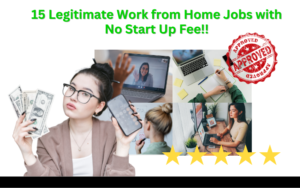 Read more about the article 15 Legitimate Work from Home Jobs with No Startup Fee: Earn from Home Today