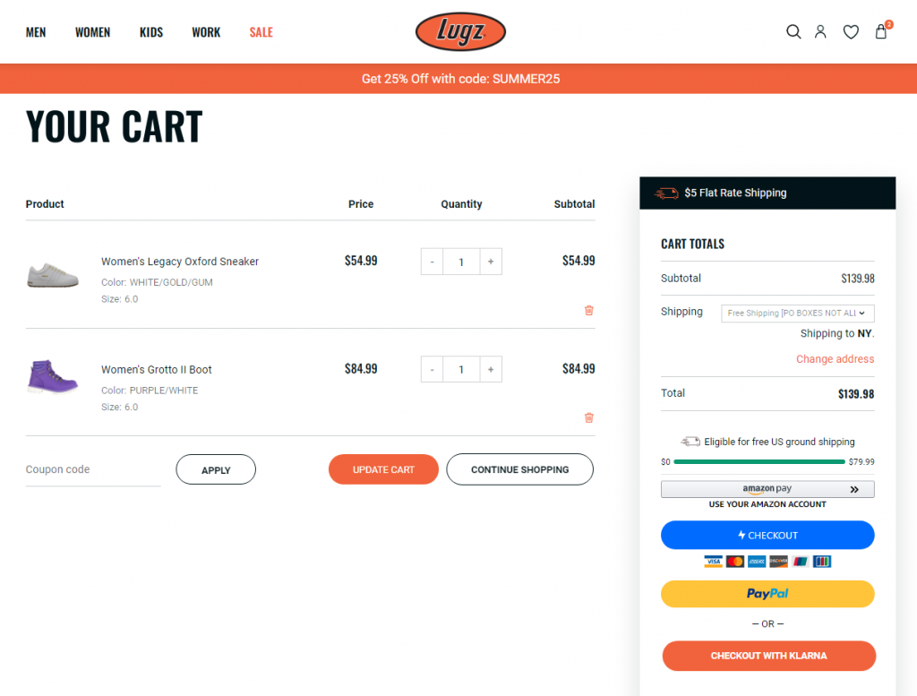 Display a sample product page and checkout flow to highlight what a smooth e-commerce setup looks like - website design for small business