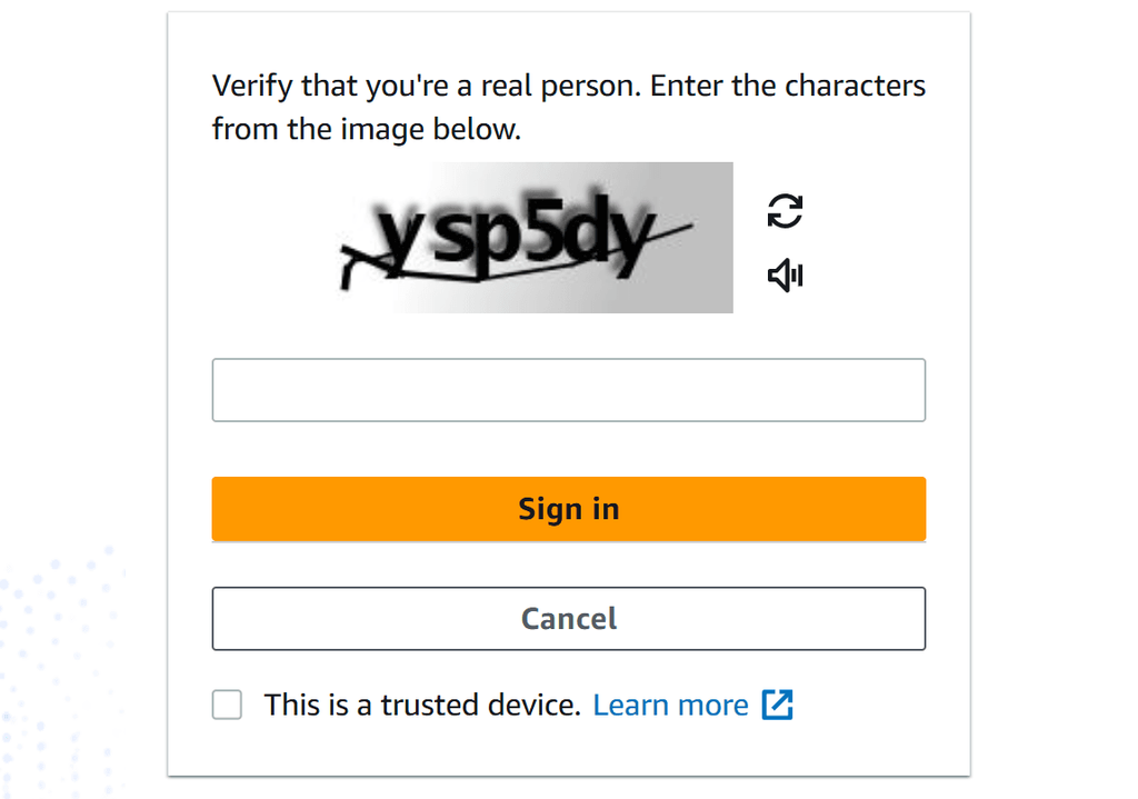 A close-up of a CAPTCHA input box being solved - remote data entry job