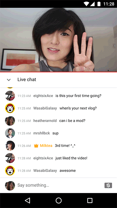 Screenshot of a live stream with Super Chat highlighted - how to make money on youtube