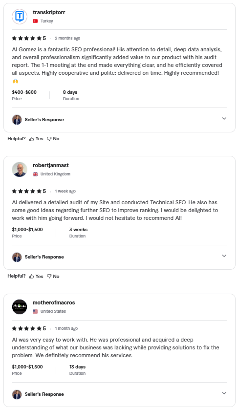 A screenshot of positive client reviews or a testimonial quote in a visually appealing design - search engine optimization expert