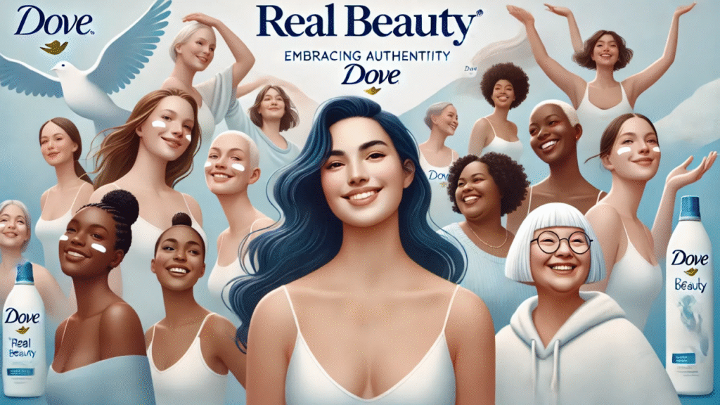 A brand ad of Dove's “Real Beauty” Campaign: Authenticity Over Perfection - branding