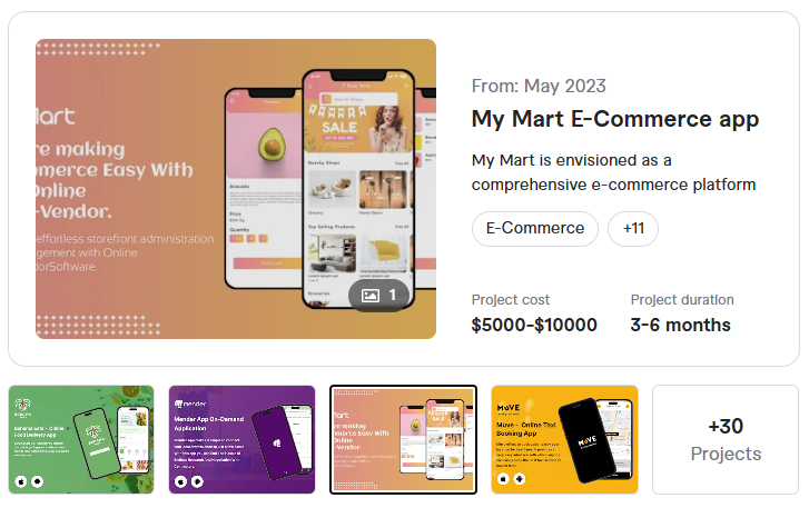 Ajay Kumar's client portfolio - mobile app developer