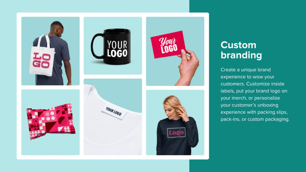 Product mockup from a Print-on-Demand store - make passive income