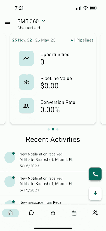 GoHighLevel's lead connector mobile app - small business marketing