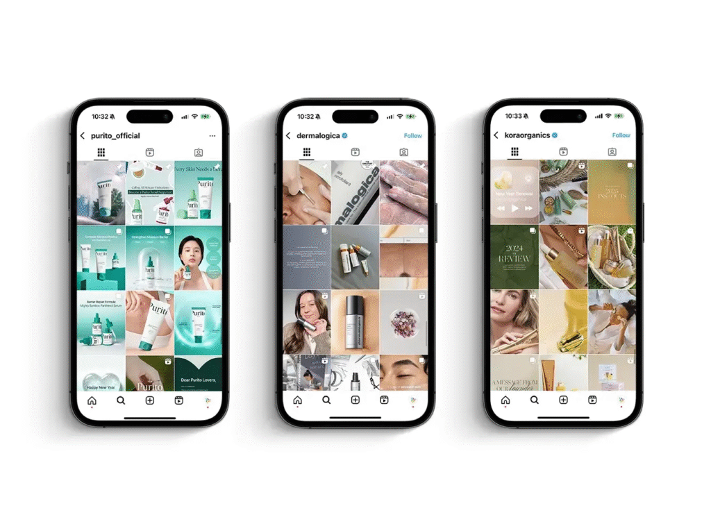 A branded Instagram grid - best online business ideas