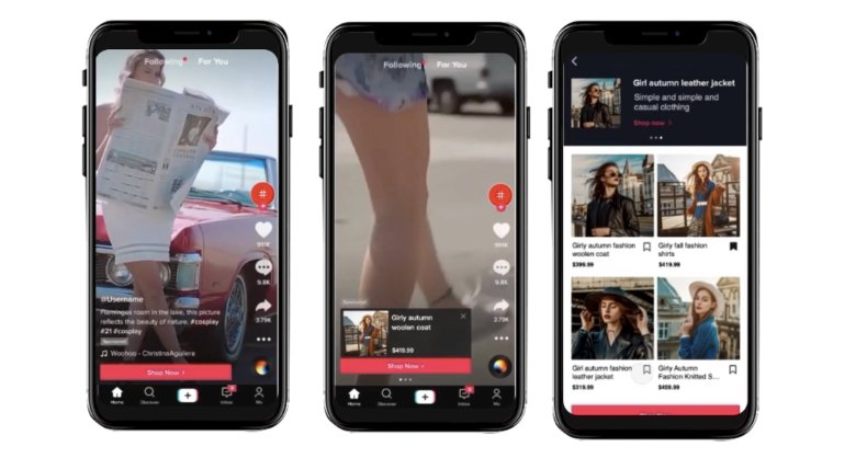 Screenshot showing a TikTok video with captions, CTA, and interactive features highlighted. - short form video
