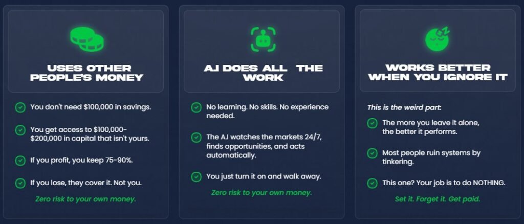 Breakout AI automated trading bot dashboard running forex trades and charts on a laptop screen