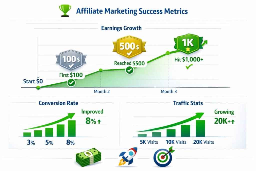 The affiliate marketing success metrics model