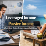 Leveraged Income vs Passive Income: What Most Online Entrepreneurs Get Wrong