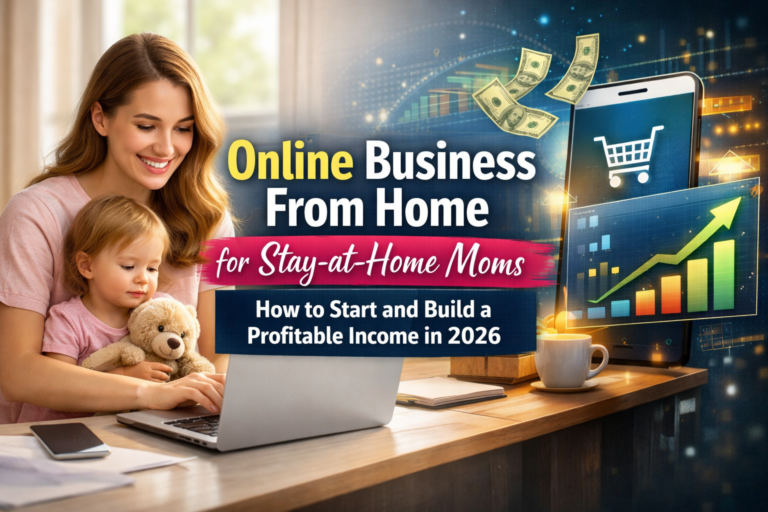 Online Business From Home for Stay-at-Home Moms: How to Start and Build a Profitable Income in 2026