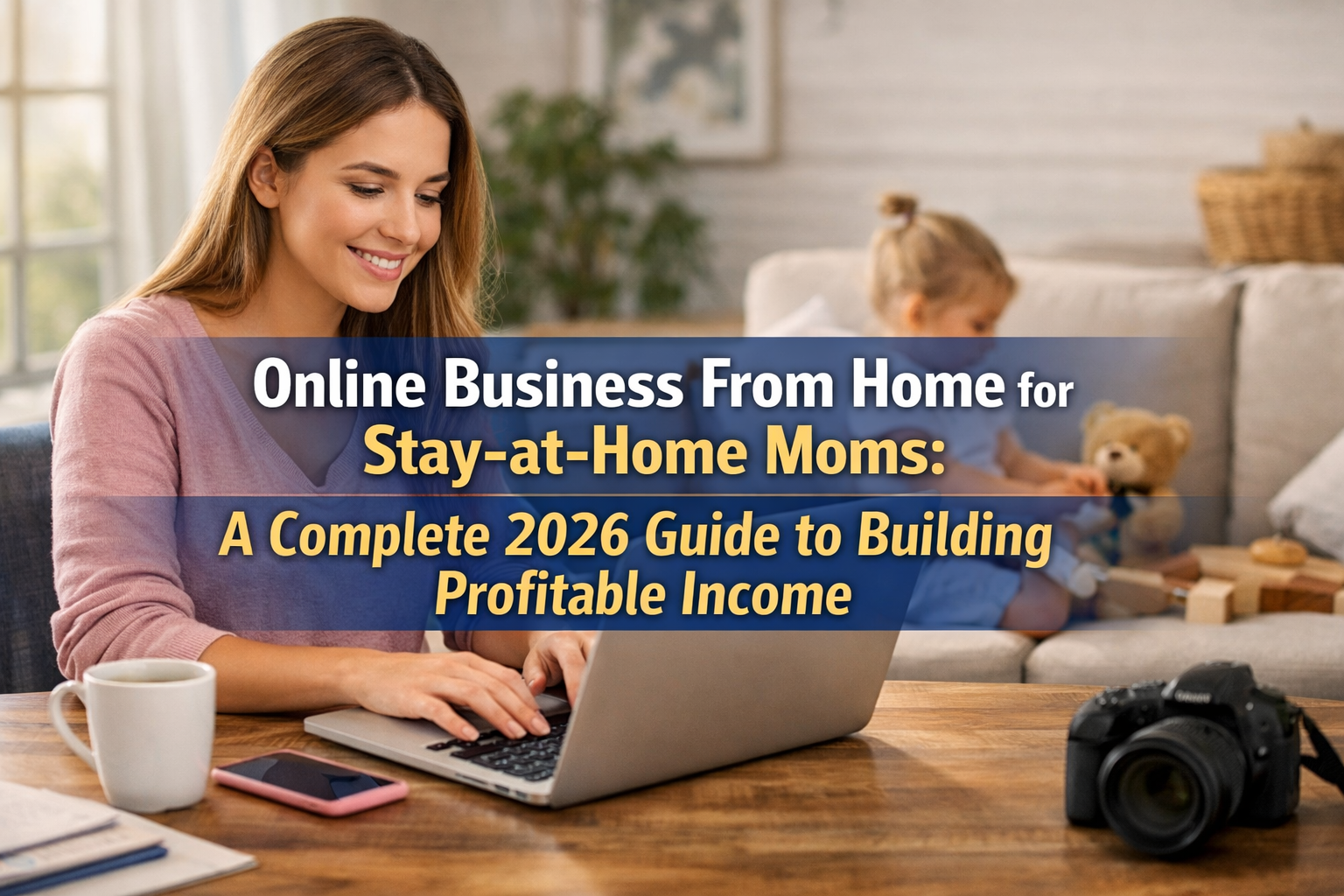You are currently viewing Online Business From Home for Stay-at-Home Moms: A Complete 2026 Guide to Building Profitable Income
