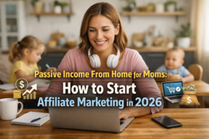Read more about the article Passive Income From Home for Moms: How to Start Affiliate Marketing in 2026