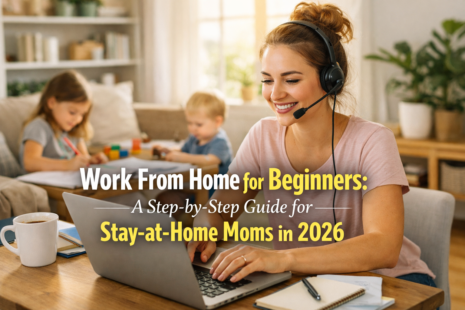 You are currently viewing Work From Home for Beginners: A Step-by-Step Guide for Stay-at-Home Moms in 2026