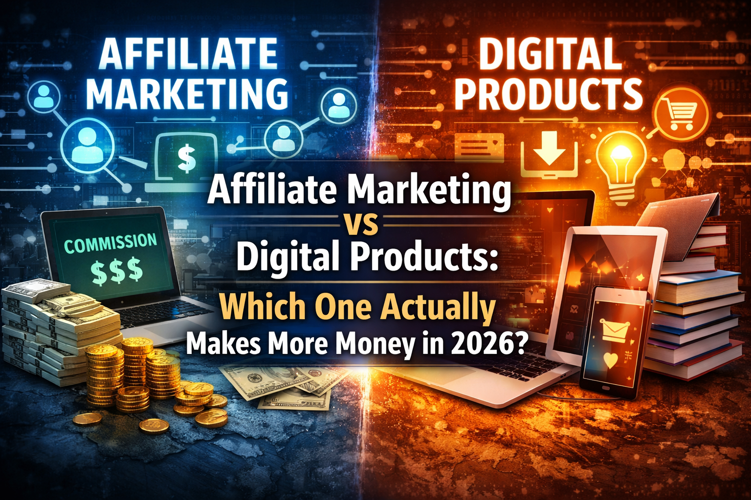 You are currently viewing Affiliate Marketing vs Digital Products: Which One Actually Makes More Money in 2026?