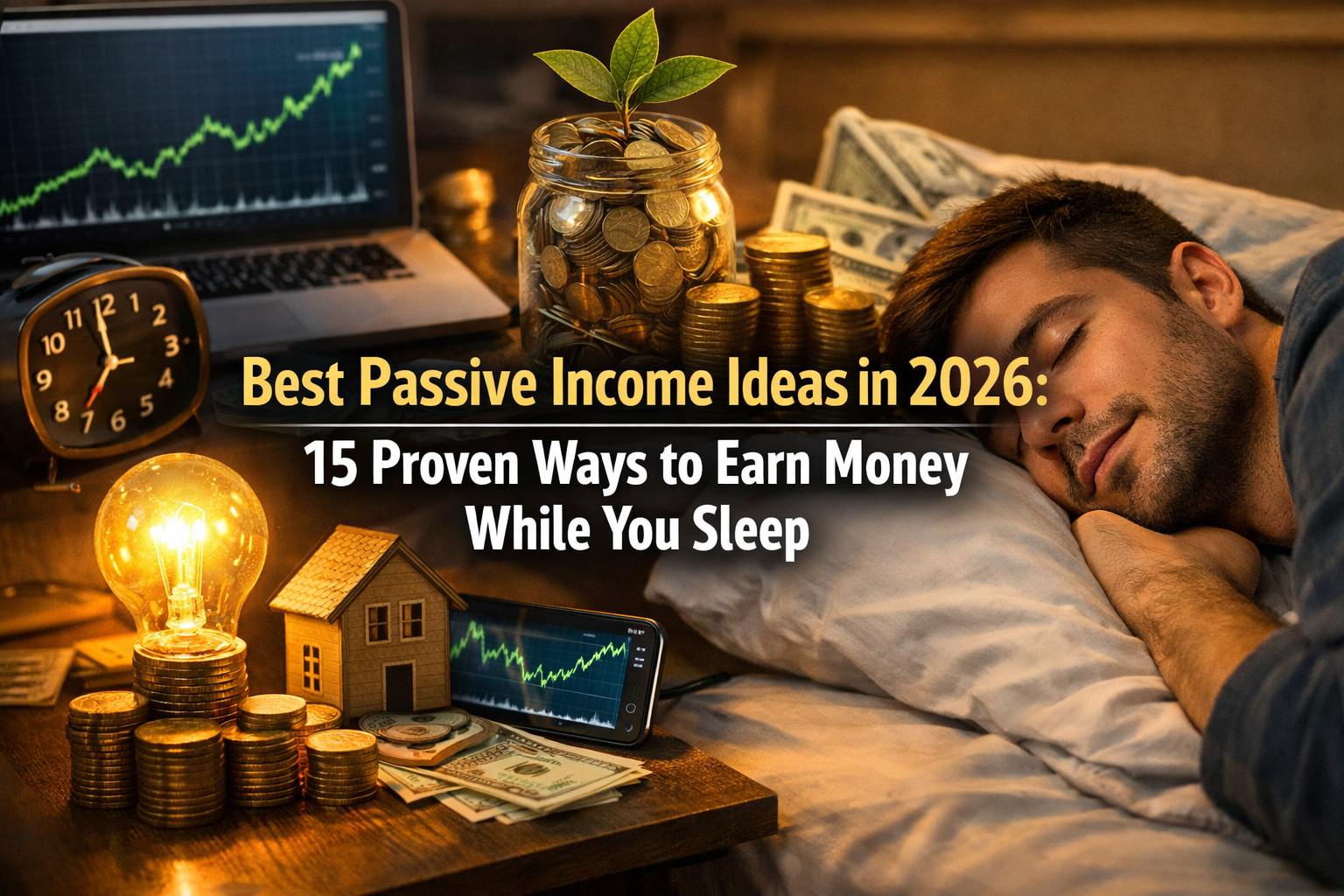 You are currently viewing Best Passive Income Ideas in 2026: 15 Proven Ways to Earn Money While You Sleep