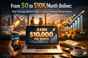 Read more about the article From $0 to $10K/Month Online: Real Strategy Behind Today’s Fastest Growing Entrepreneurs