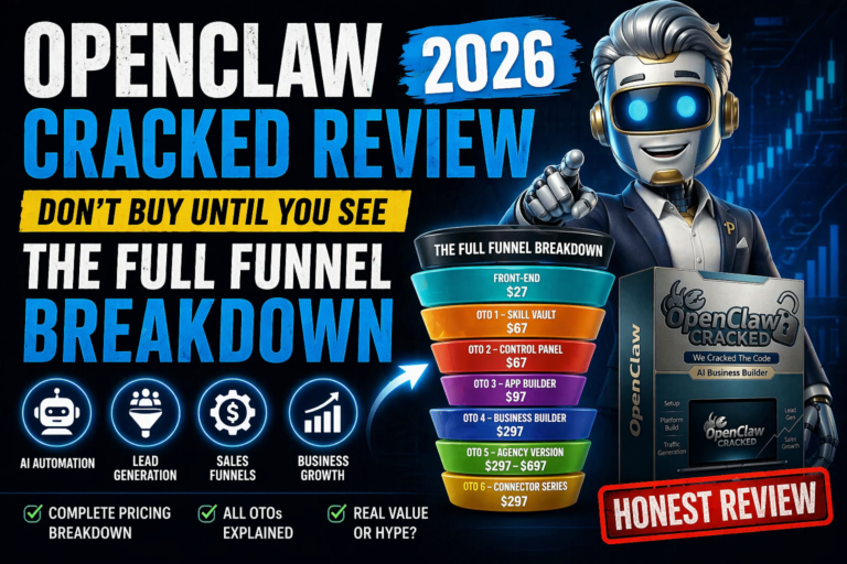 OpenClaw Cracked Review 2026: Don't Buy Until You See the Full Funnel Breakdown