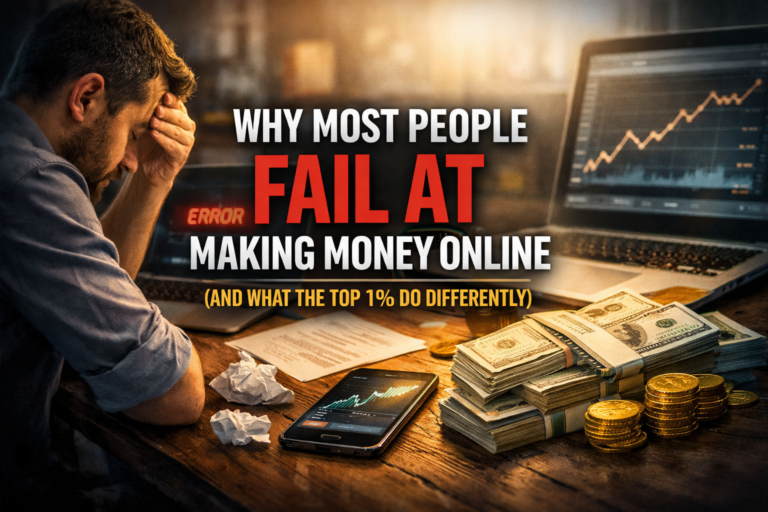Why Most People Fail at Making Money Online (And What the Top 1% Do Differently)