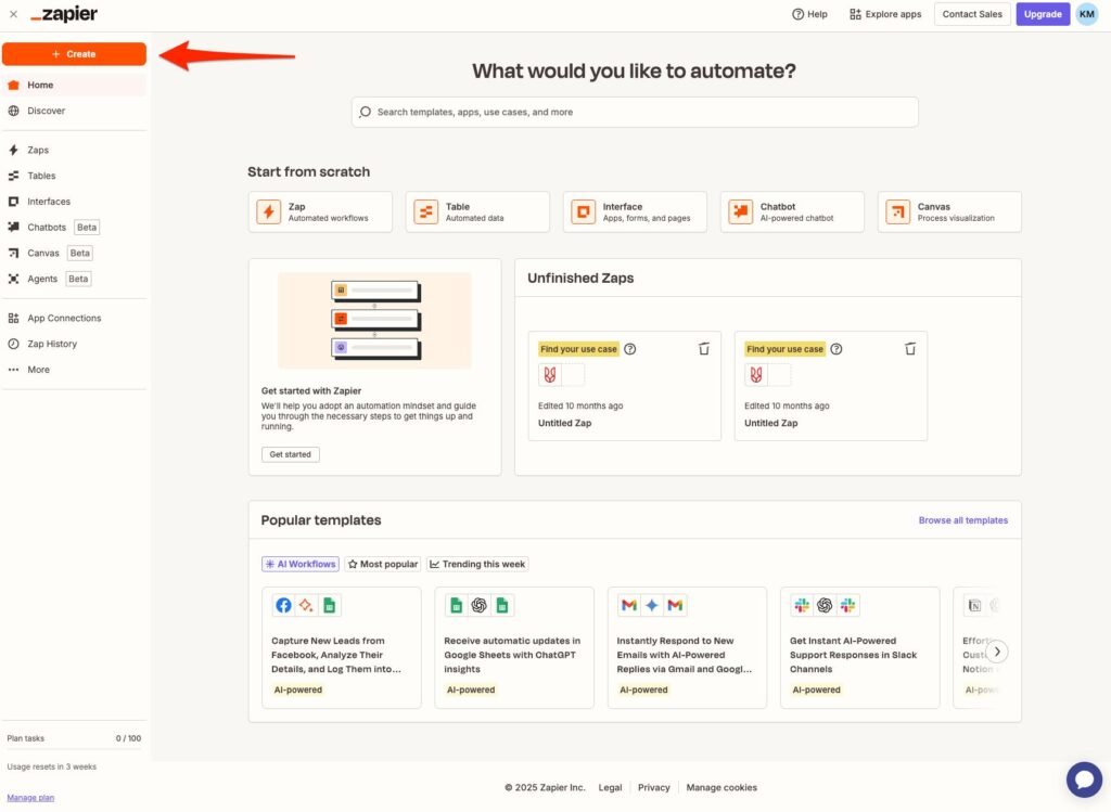 Zapier AI Automation