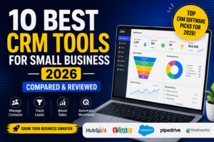 Read more about the article 10 Best CRM Tools for Small Business in 2026 (Compared & Reviewed)