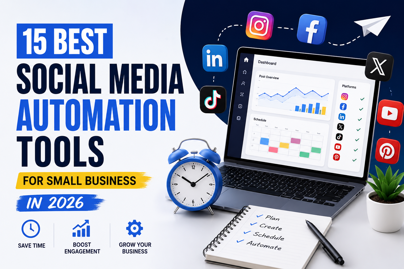 You are currently viewing 15 Best Social Media Automation Tools for Small Business in 2026