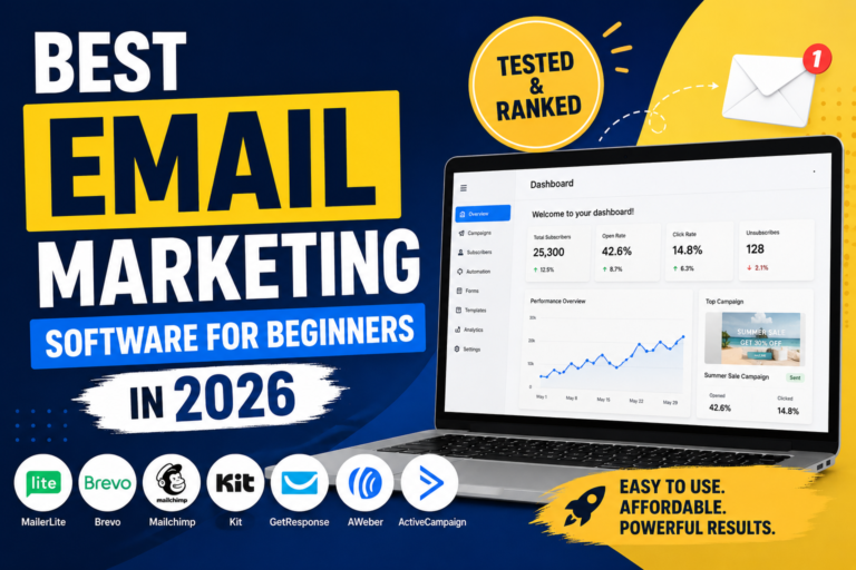 Best Email Marketing Software for Beginners in 2026 (Tested & Ranked)