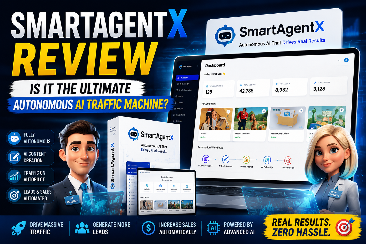 You are currently viewing SmartAgentX Review: Is It The Ultimate Autonomous AI Traffic Machine?