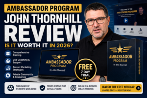 Read more about the article Ambassador Program John Thornhill Review (2026): Cost, Pros, Cons & Is It Worth Joining?