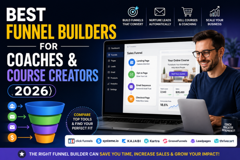 Best Funnel Builders for Coaches and Course Creators (2026)