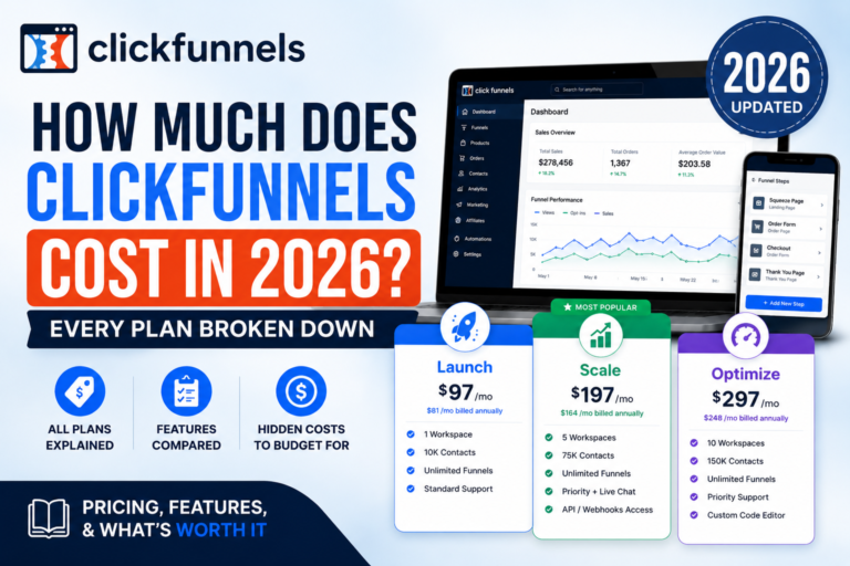 How Much Does ClickFunnels Cost in 2026? (Every Plan Broken Down)