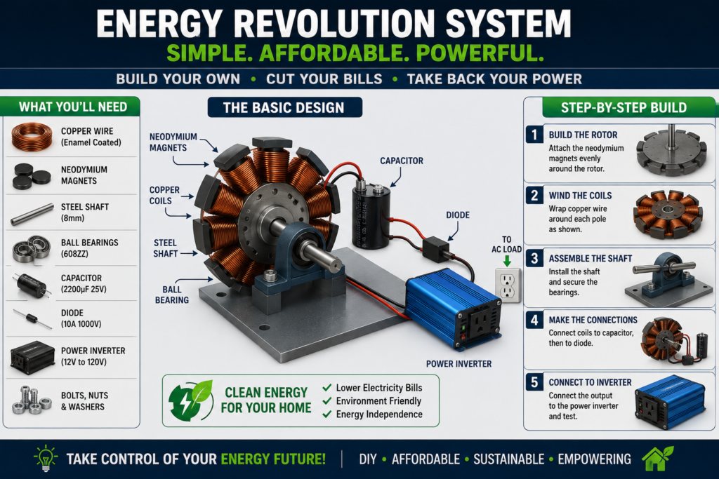 Energy Revolution System DIY building process