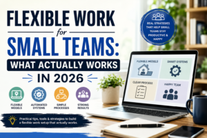 Read more about the article Flexible Work for Small Teams: What Actually Works in 2026