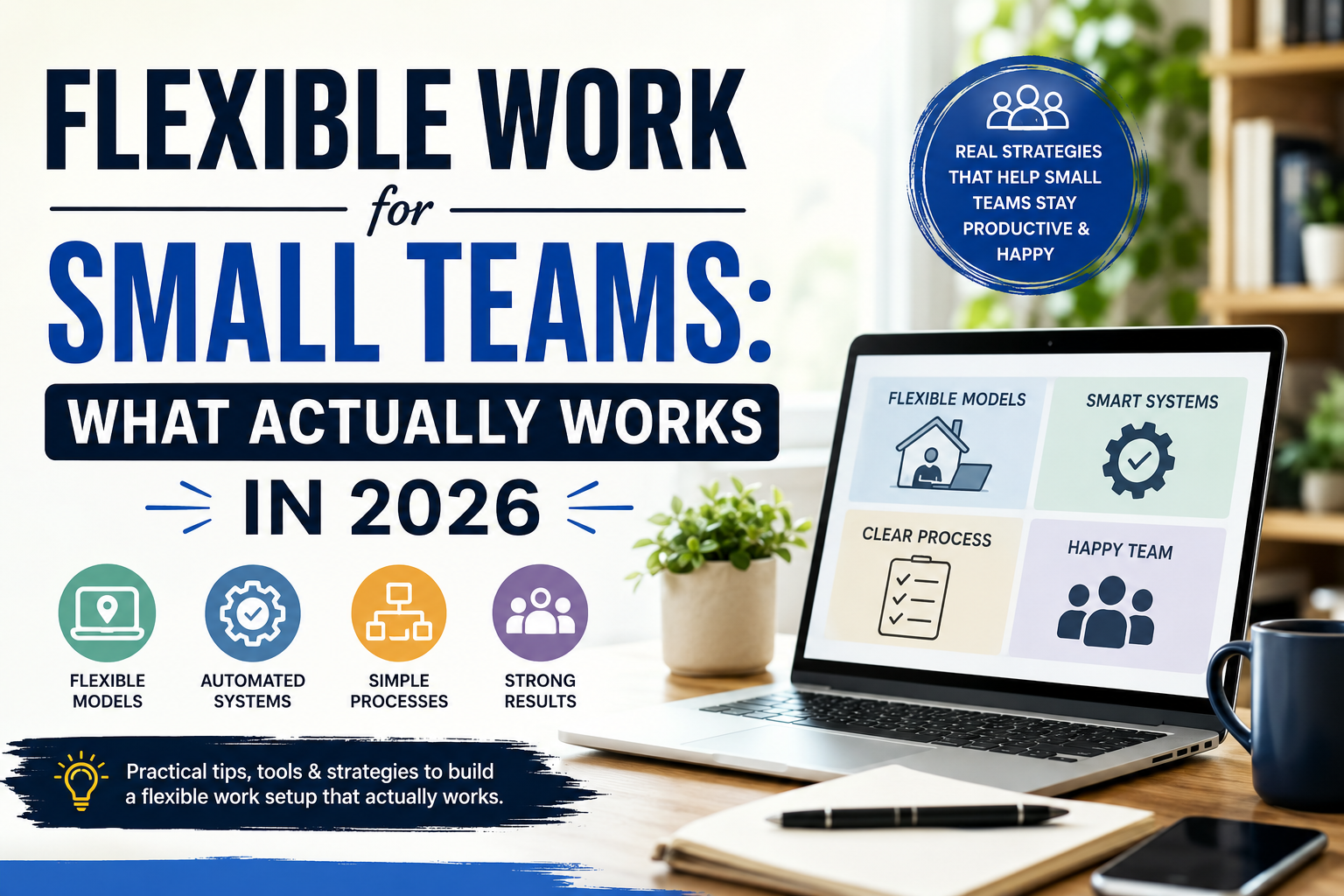 You are currently viewing Flexible Work for Small Teams: What Actually Works in 2026