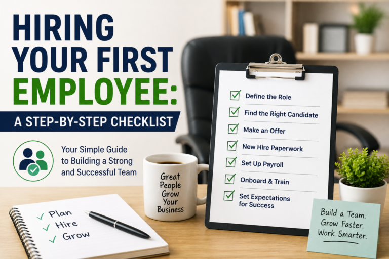 Hiring your first employee step-by-step checklist for small businesses