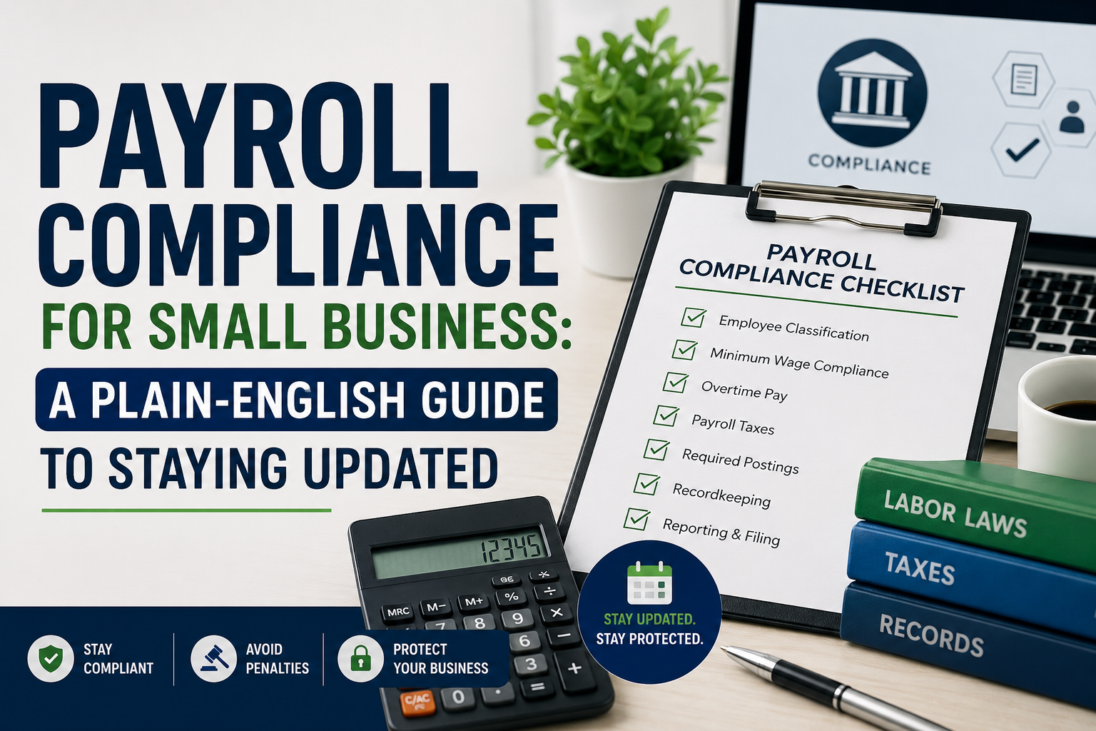 You are currently viewing Payroll Compliance for Small Business: A Plain-English Guide to Staying Updated