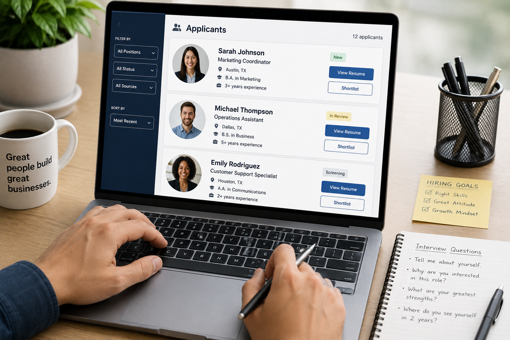 screening candidates for your first employee