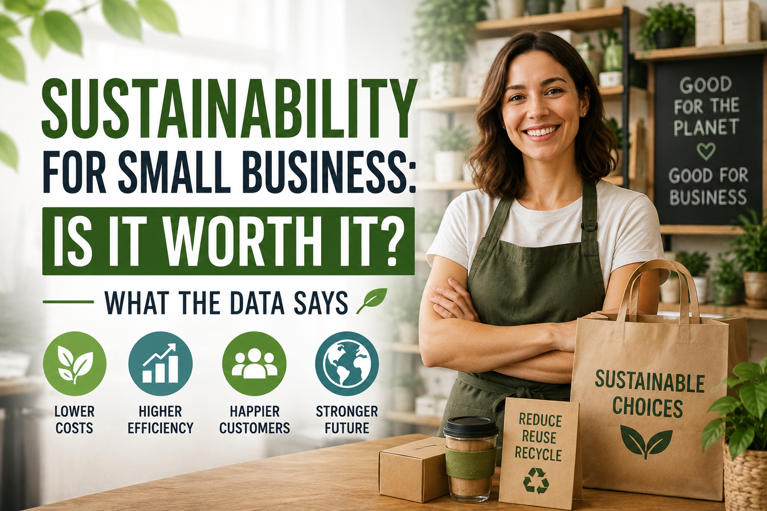 You are currently viewing Sustainability for Small Business: Is It Worth It? What the Data Says