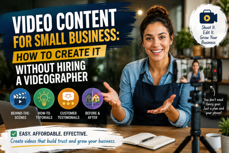 Video Content for Small Business: How to Create It Without Hiring a Videographer