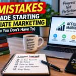5 Affiliate Marketing Mistakes for Beginners (And What I Did Instead)
