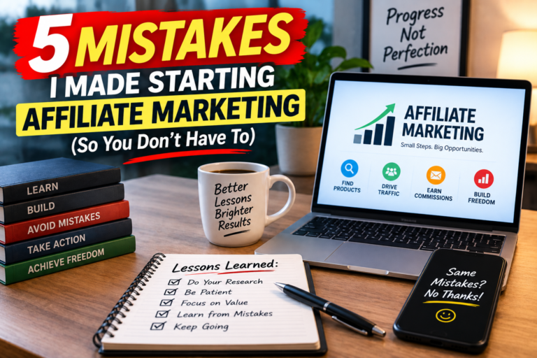 affiliate marketing mistakes for beginners