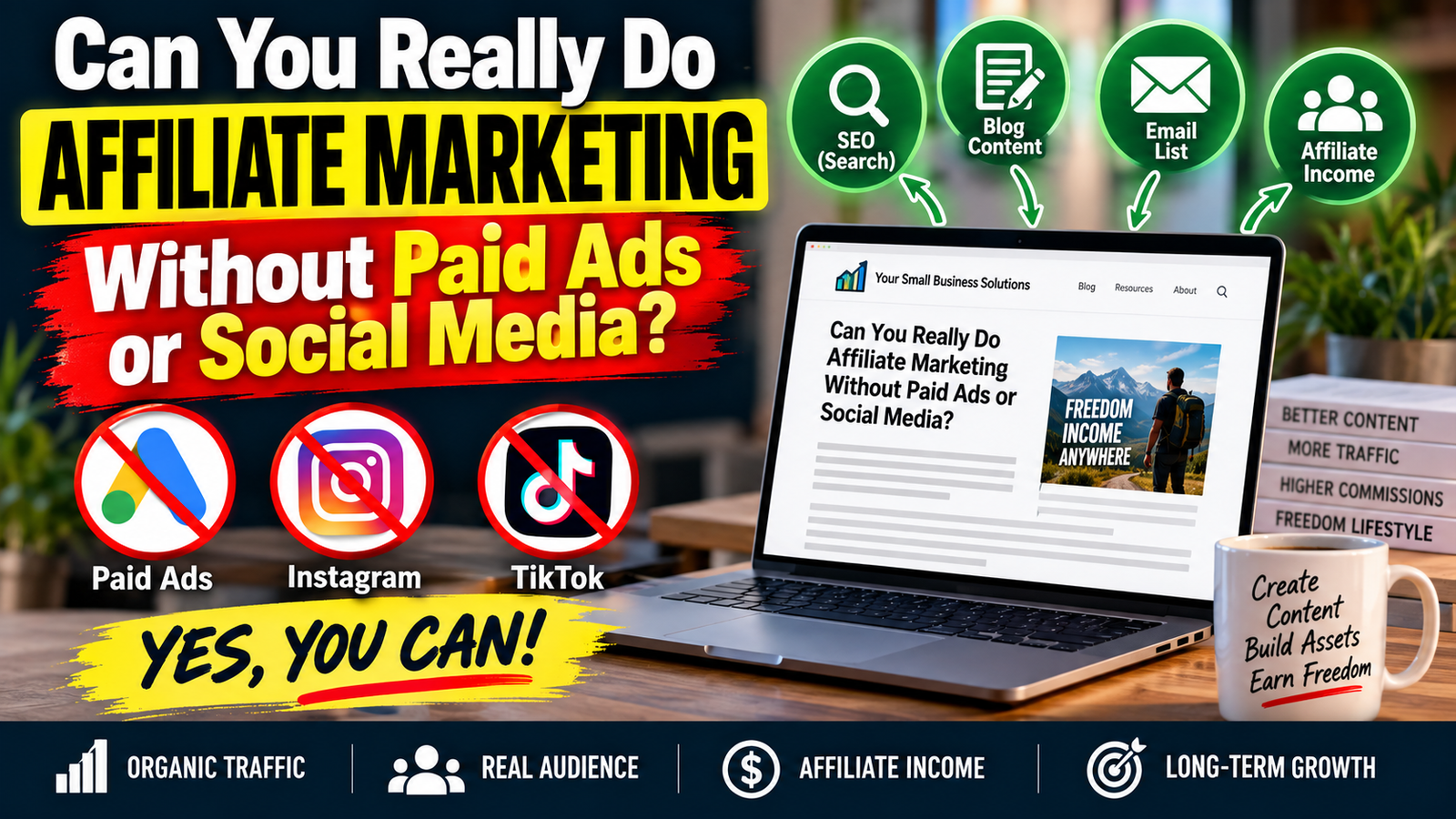 You are currently viewing Can You Really Do Affiliate Marketing Without Paid Ads or Social Media 2026?