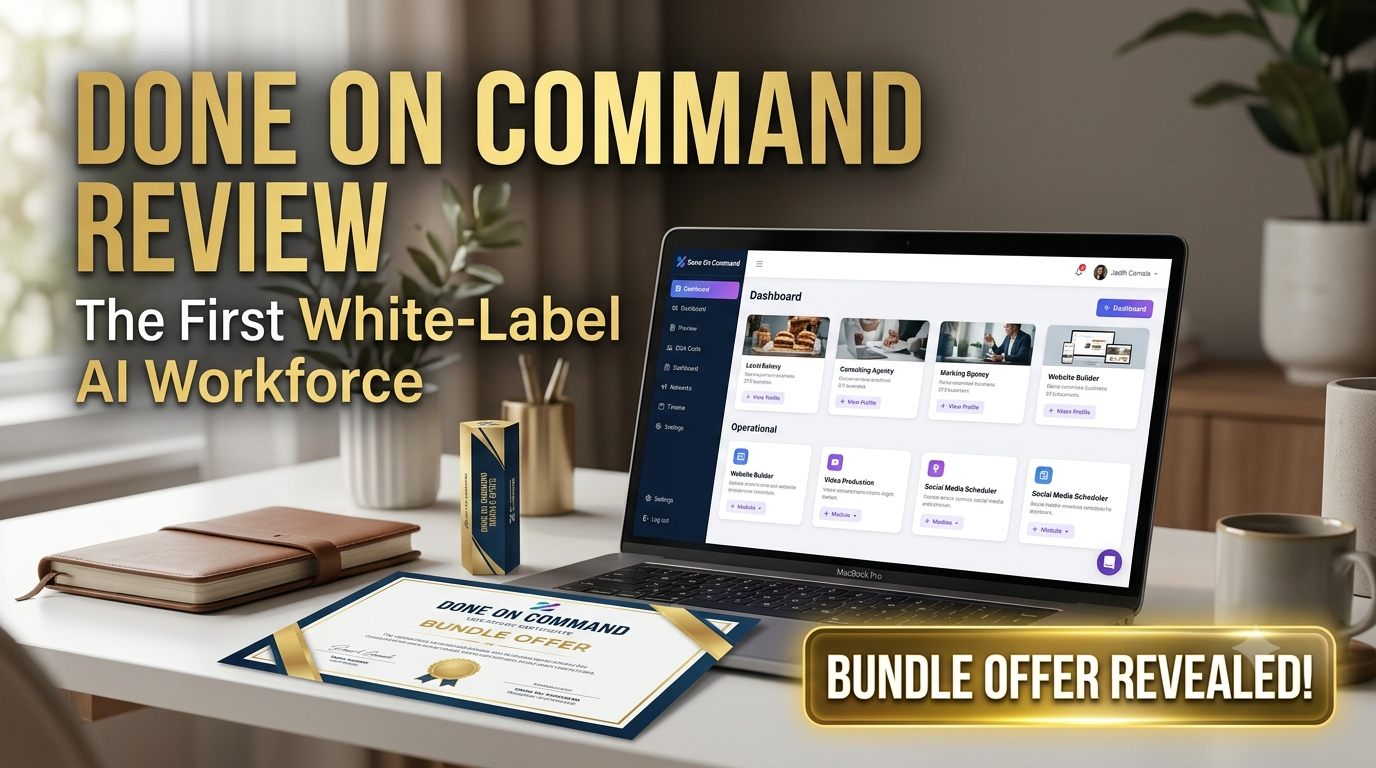 You are currently viewing Done On Command Review: The AI That Actually Finishes The Job (Plus Bundle Offer Details)