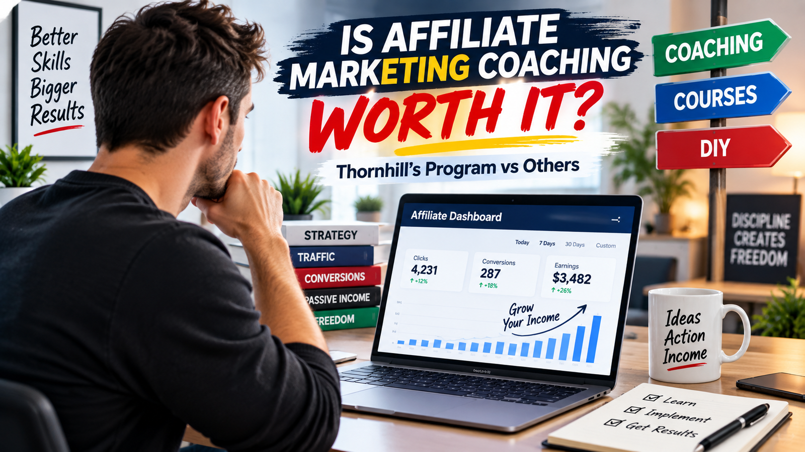 You are currently viewing Is Affiliate Marketing Coaching Worth It? Thornhill’s Program vs Others