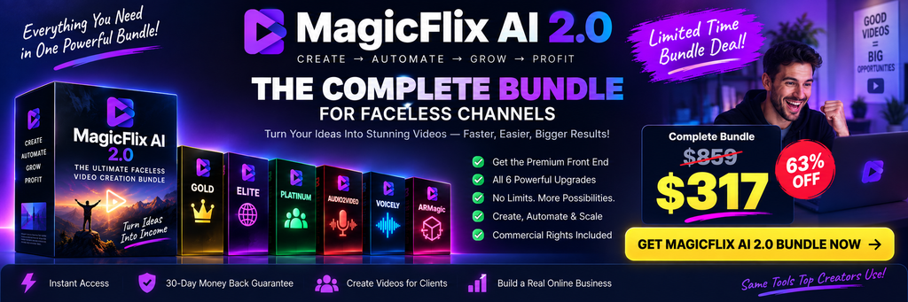 MagicFlix AI 2.0 Review — bundle deal call to action.
