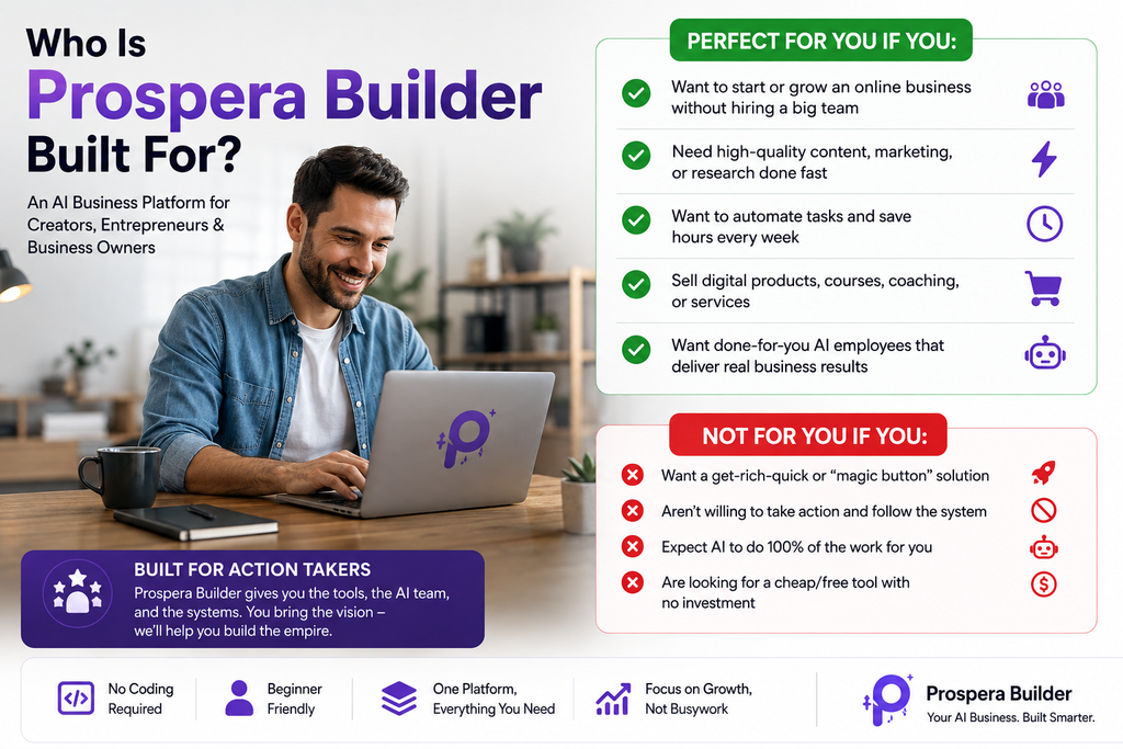 Who Prospera Builder is built for