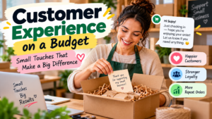 Read more about the article Customer Experience on a Budget: Small Touches That Make a Big Difference