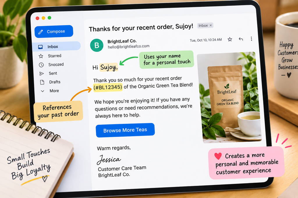 personalizing customer experience on a small business budget.
