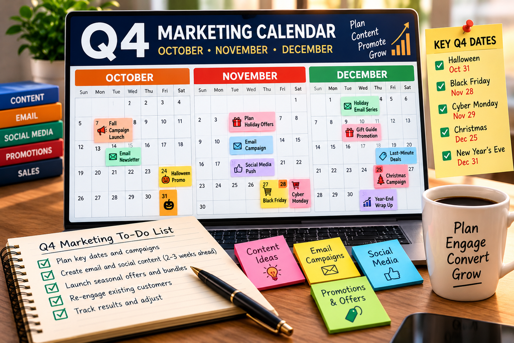 Q4 marketing calendar for small business